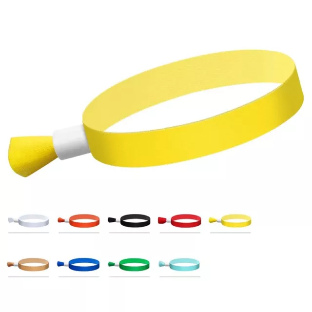100 Pcs Cloth Event , Colored Wrist Bands for Events, for 8957