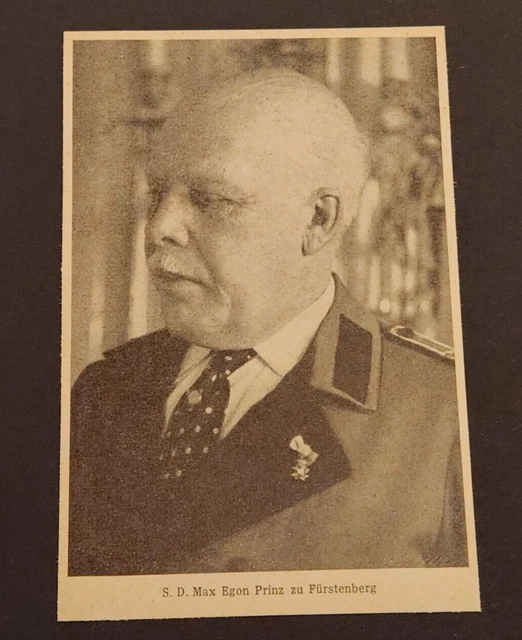 124) S.D. MAX Egon Prinz zu Fürstenberg Bilddokument 1959 EUR 7,99