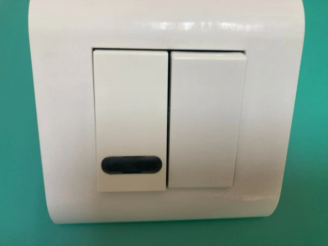 LEGRAND MOSAIC 45 double interrupteur va et vient 74001 & 74002 ...