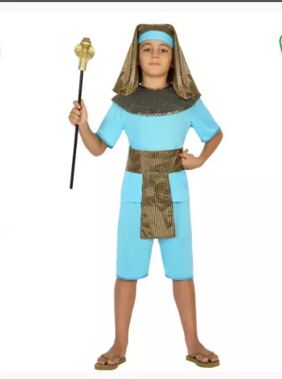 COSTUME FARAONE EGIZIANO Bambino vestito re Egitto carnevale Atosa EUR 19 90 PicClick IT