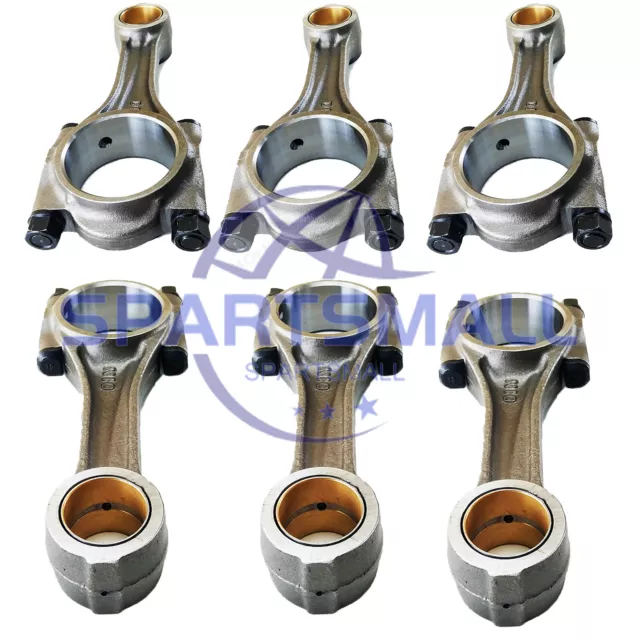 6X Connecting Rod ME240966 ME304973 for Mitsubishi 6D16 6D16T 6D16-2AT Engine