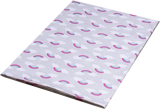 1buy3 Tessuto jersey da cucire 92% cotone 8% elastan tessuto per ba QQWSC