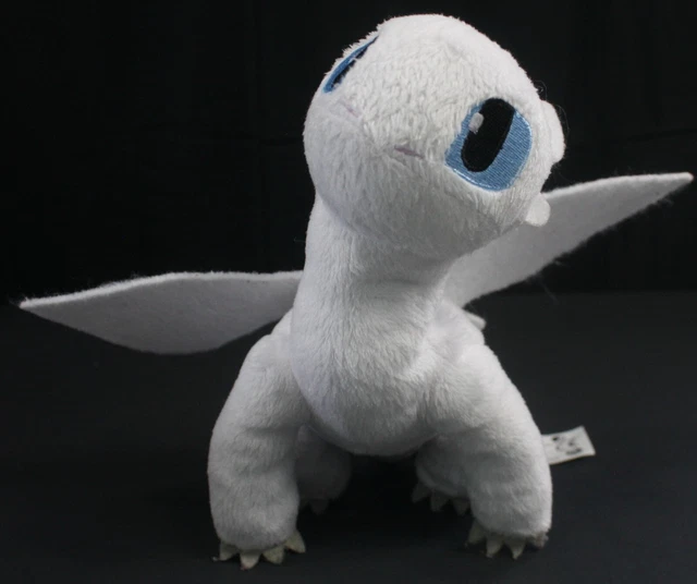 DREAMWORKS HOW TO Train your Dragon Light Fury White Dragon Plush Toy