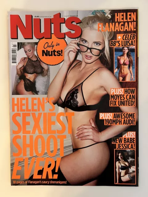 NUTS Magazine Jan 2014 Lads Mag Helen Flanagan ZOO FHM Discontinued Celebrity