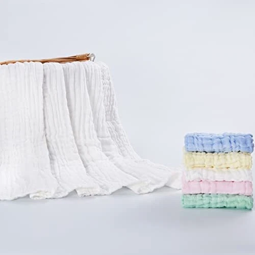 Umiin 2 Baby Towel and 10 Washcloths Set - Premium for Boys and Girls - Baby ...