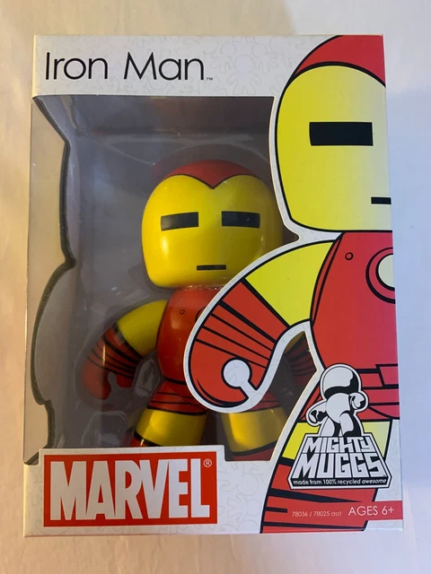 Marvel Mighty Muggs "Iron Man" 1st Series (Listing 2) (Please Read Description)