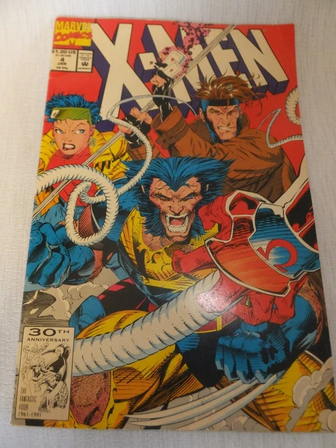 X-Men #4 vol.2 1st appearance of Omega Red Marvel Comics Jan 1992   