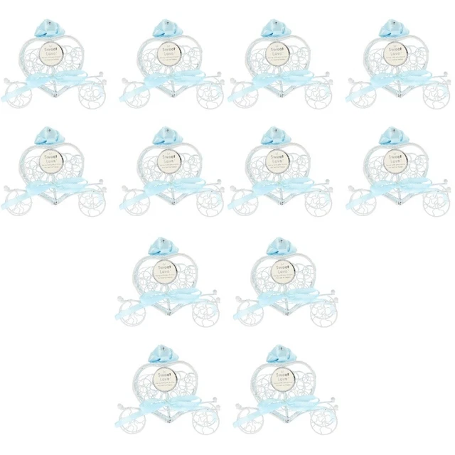 12 PCs elegante Süßigkeiten behandelt Box Kreativer Süßigkeitenträger exquisite