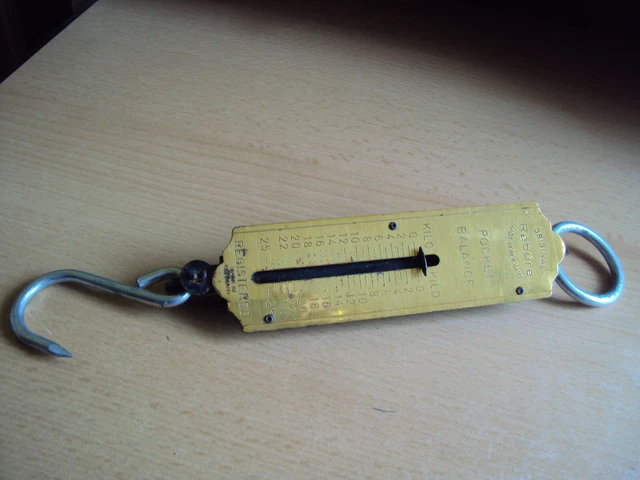 Original Rebürge - Pockert Balance - Waage - Fischwaage, Sackwaage,