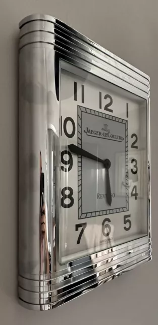 JAEGER-LECOULTRE REVERSO SWISS Steel Wall Clock $7,000.00 - PicClick