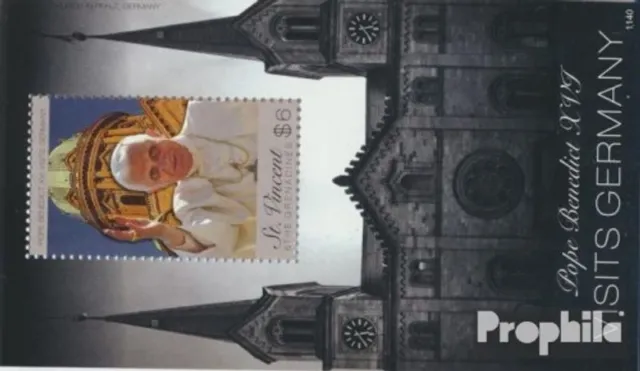 Briefmarken St. Vincent 2011 Mi Block719 postfrisch Religion