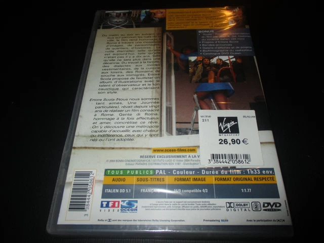 DVD NEUF "GENTE DI ROMA" Nanni MORETTI / de Ettore SCOLA 2