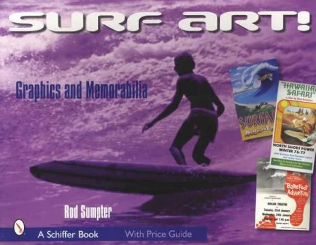 Surf Art!  Vintage Graphics & Memorabilia Collector Guide incl Decals & More