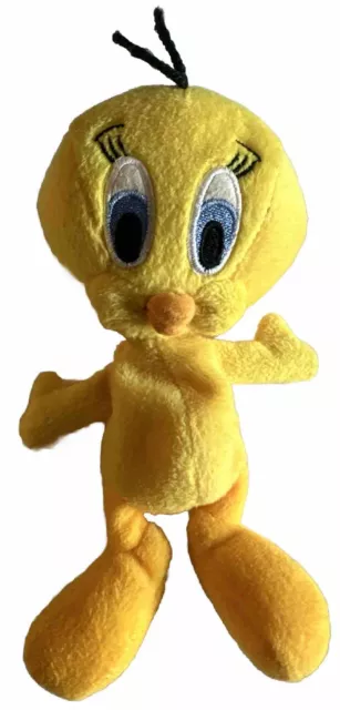 Warner Brothers Studio Store 1997 Tweety Bird Beanbag Plush Stuffed Animal 8”