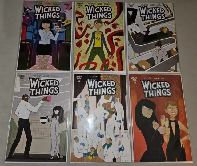 Wicked Things #1-6 (Complete B Covers 2020 Boom! series) Lot set run 1 2 3 4 5 6