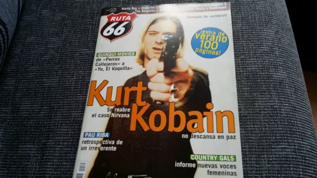 Magazine Ruta 66 163 - Kurt Cobain - Pau Riba - Manta Ray