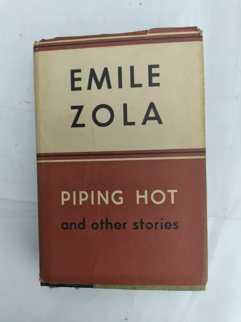 "Piping Hot and Other Stories" book Emile Zola 1951 Shakespeare House HC/DJ