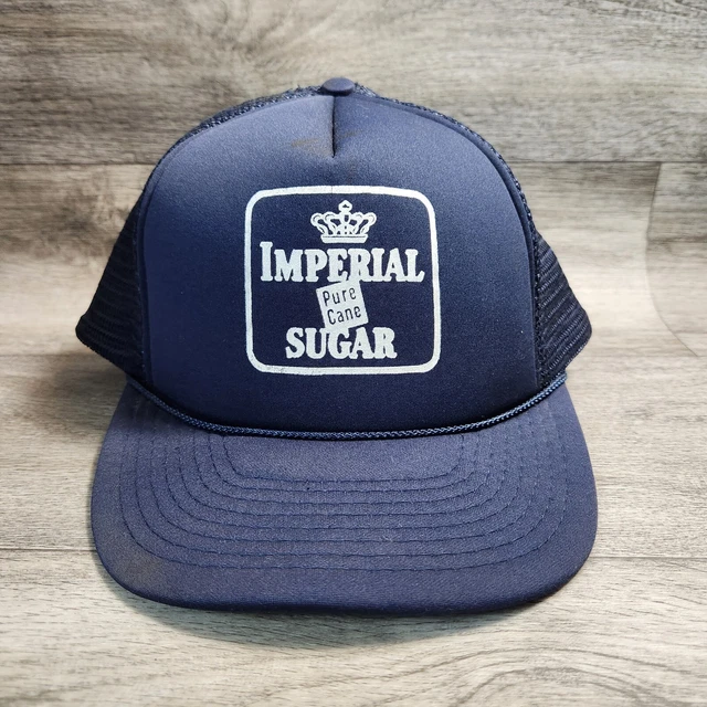 1990S IMPERIAL PURE Cane Sugar Snapback Hat Mesh Trucker Cap USA 13.00