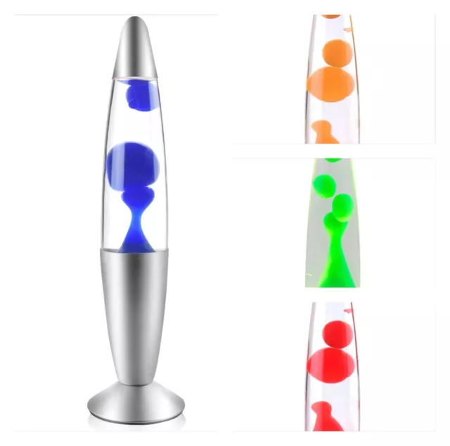 Lava Lamp Relaxation Motion Wax Liquid Light Gift Sensory 4 Colours UK Seller