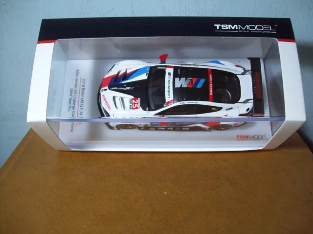 1/43 Tsm430442 Bmw M8 Gtlm Imsa Michelin Gt Challenge 2018 Winner #25 Sims/Dephi