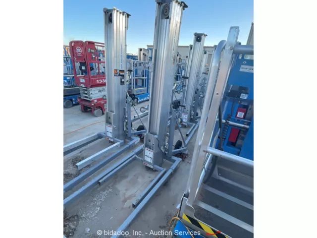 2018 Genie SLC-24 24' Material Lift Contractors Duct Jack Hoist Tool bidadoo
