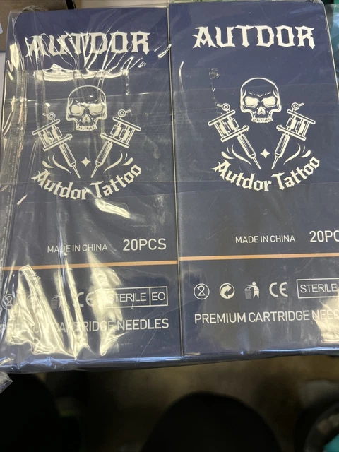 Autdor Tattoo Premium Cartridge Needles - 20Pcs x 2 (40 Total) New 1209M1 10/26
