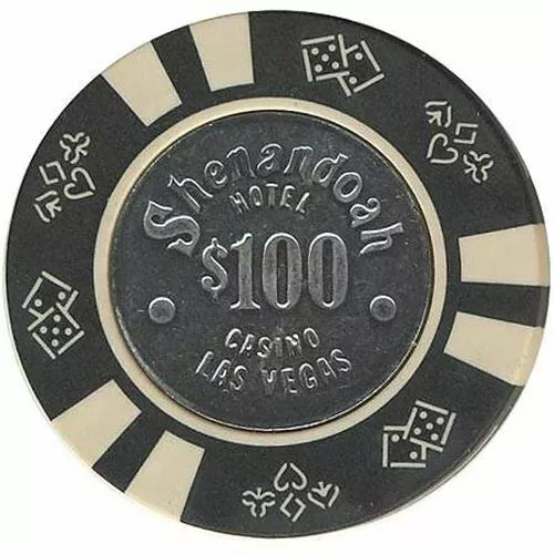 Shenandoah Casino Las Vegas Nevada $100 Chip 1980