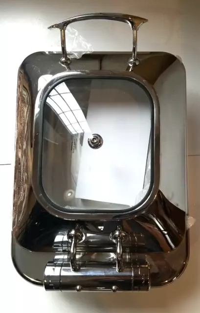 New Walco Idol Chafer WI35UGT   4 Qt  Body Glass Top Lid  Food Pan Spoon Holder
