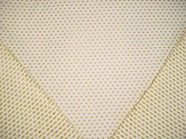 14-3/8Y VALDESE / CIRCA 1801 EMBROIDERED CHENILLE DIAMOND UPHOLSTERY Fabric 3