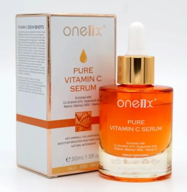 ADVANCED VITAMIN C SERUM Powerful Anti-Aging collagen-Boost Face Serum Day Night