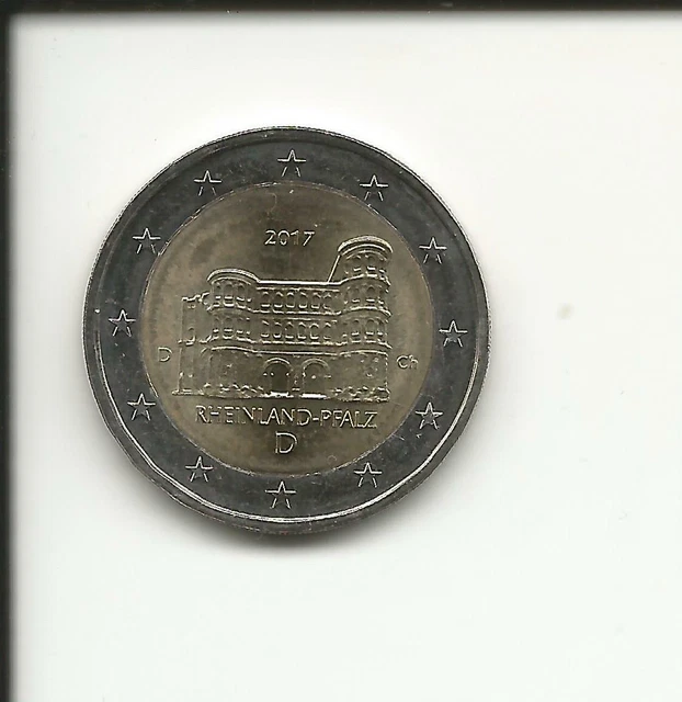 5 PZ 2 EURO COMMEMORATIVO GERMANIA 2017 ADFGJ Porta Nigra Treviri - Foto 5