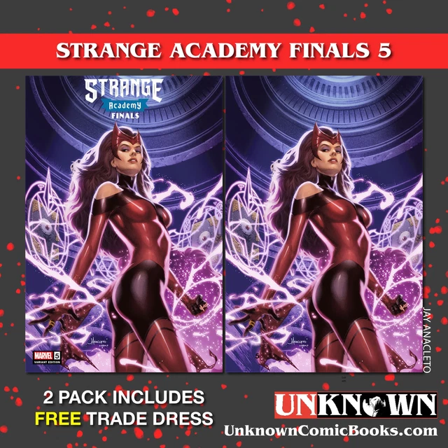 [2 Pack] **Free Trade Dress** Strange Academy: Finals #5 Unknown Comics Jay Anac