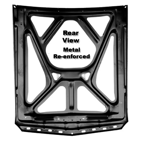 1965~1966 Mustang Hood SMC Fiberglas Reinforced Metal Back Free Ship by Truck 2