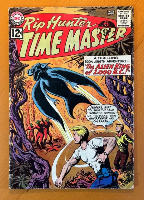 Rip Hunter Time Master #9 (DC 1962) GD/VG Silver Age Comic