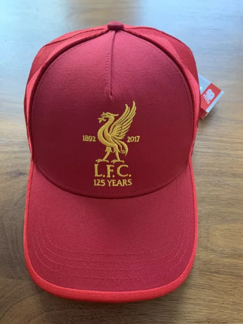 New LFC Liverpool 125 years Anniversary Red Cap/Hat New Balance