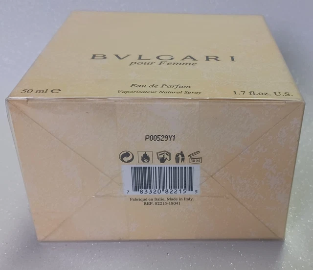BVLGARI BULGARI DONNA EDP 50ml NAT.SPRAY VINTAGE EDIZIONE NUOVO/FOGLIA 3