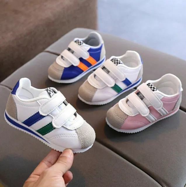 Kids Girls Boys Trainers Sports Shoes Baby Sneakers Infant Toddler Casual Shoes