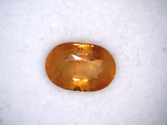 Natural Golden Yellow Sapphire 3.31 Carat Oval cut