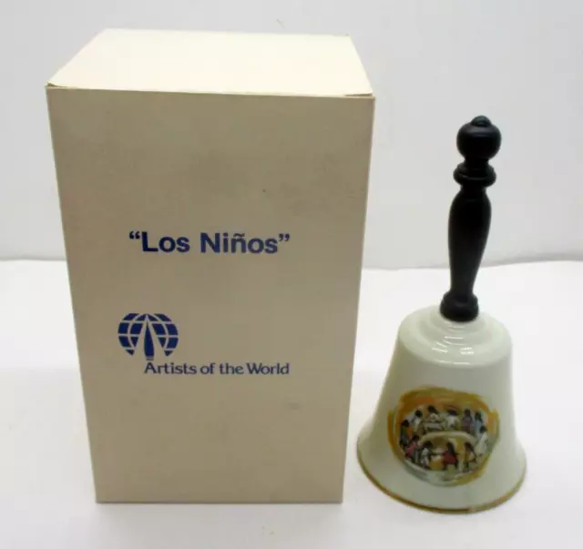 Vintage DeGrazia First Edition Bell "Los Ninos" in Box