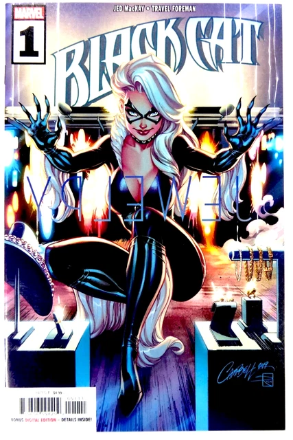 Marvel BLACK CAT (2019) #1 J Scott CAMPBELL Cover VF+ Ships FREE!