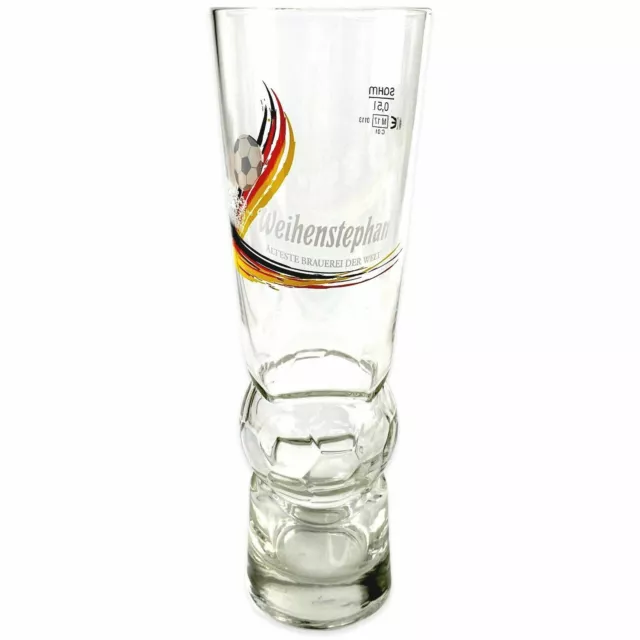 Weihenstephan Bier Glas 0,5l WM 2014 Fan Fussball Brauerei Sahm Gastro Bar