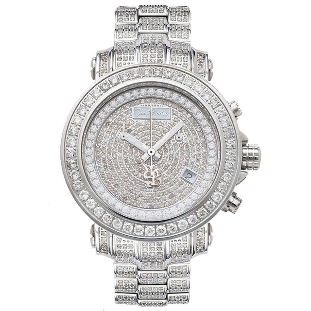 Joe Rodeo Diamond Men's Watch - RIO silver 8 ctw