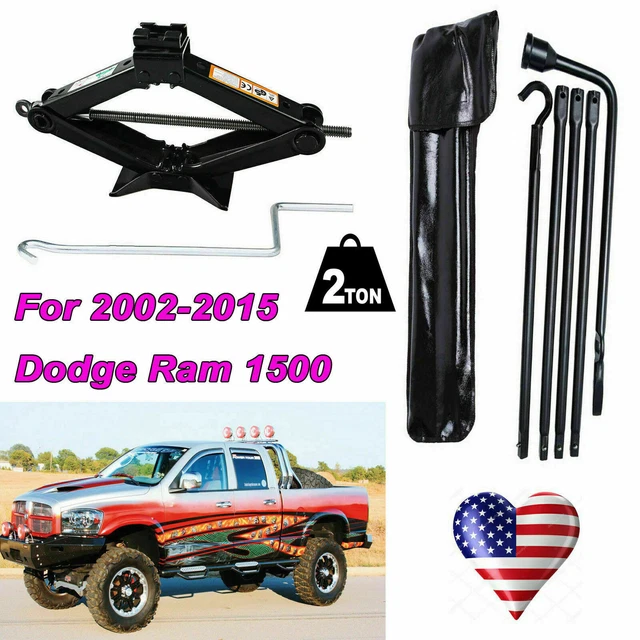 SCISSOR JACK + Spare Tire Lug Wrench Tool Kit for 20022015 Dodge Ram w