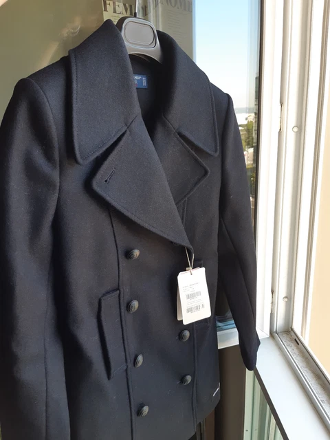 VESTE CABAN NEUF femme Saint James 38 bleu marine mod le Voilure
