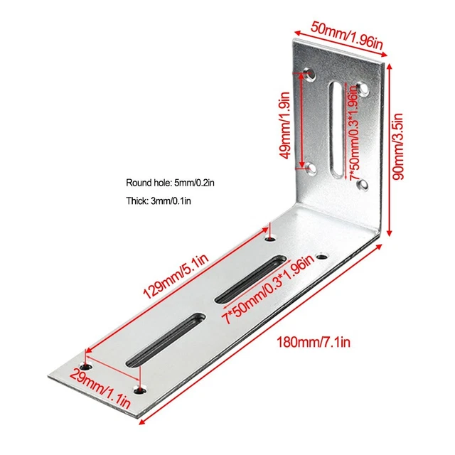 Barra portaoggetti angolare for doccia RV 2 pezzi, barre di scaffalatura RV regolabili da 7-13, contenitore doccia RV in acciaio inossidabile for fissare articoli da toeletta, accessori for il bagno