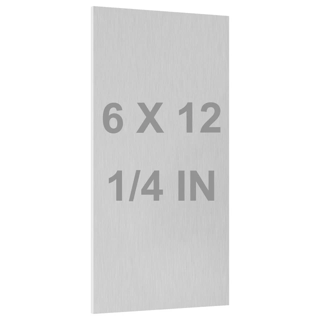 Pack 6061 T651 Aluminum Sheet Metal 6 X 16 X 1/4 (6MM) Inch Thick 6"x16"x1/4" 2 - View #8