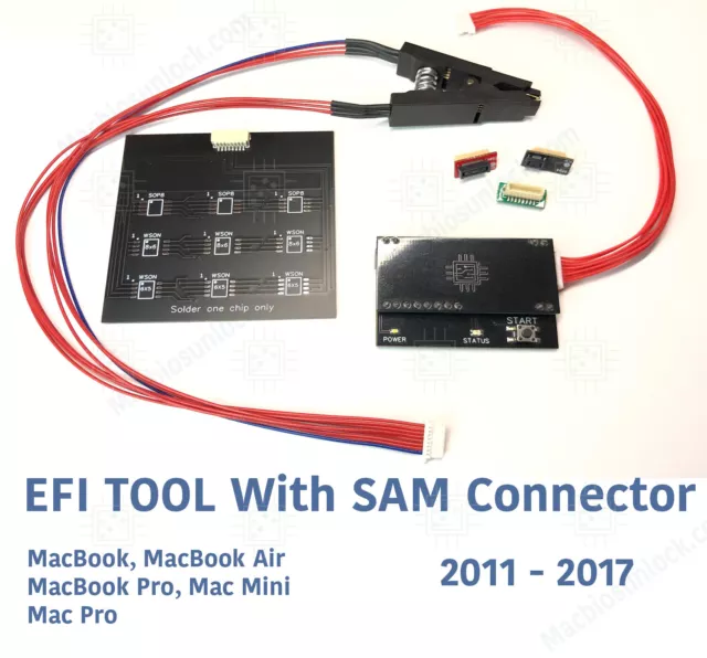 EFI Firmware Unlock Tool with SAM Connector for 2011-2017 MacBook Pro, Mac mini
