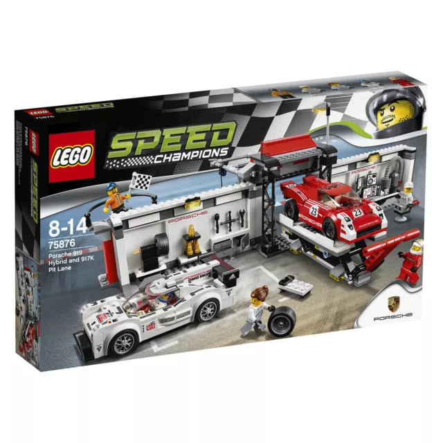 LEGO® Speed Champions 75876 Porsche 919 Hybrid and 917K Pit Lane NEU OVP NEW