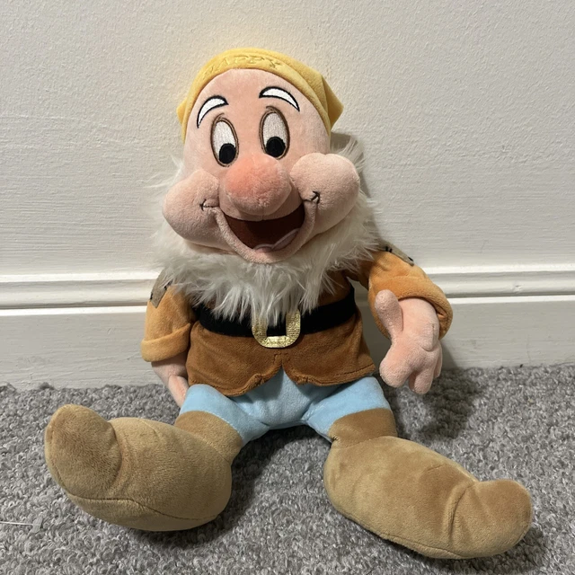DISNEY HAPPY PLUSH Snow White 7 Dwarfs Soft Toy 13 inches Authentic ...