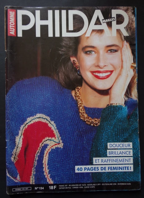 Catalogue De Laine Phildar N°132 Pour Hommes - Année 1986, Ancien, Occasion, France
